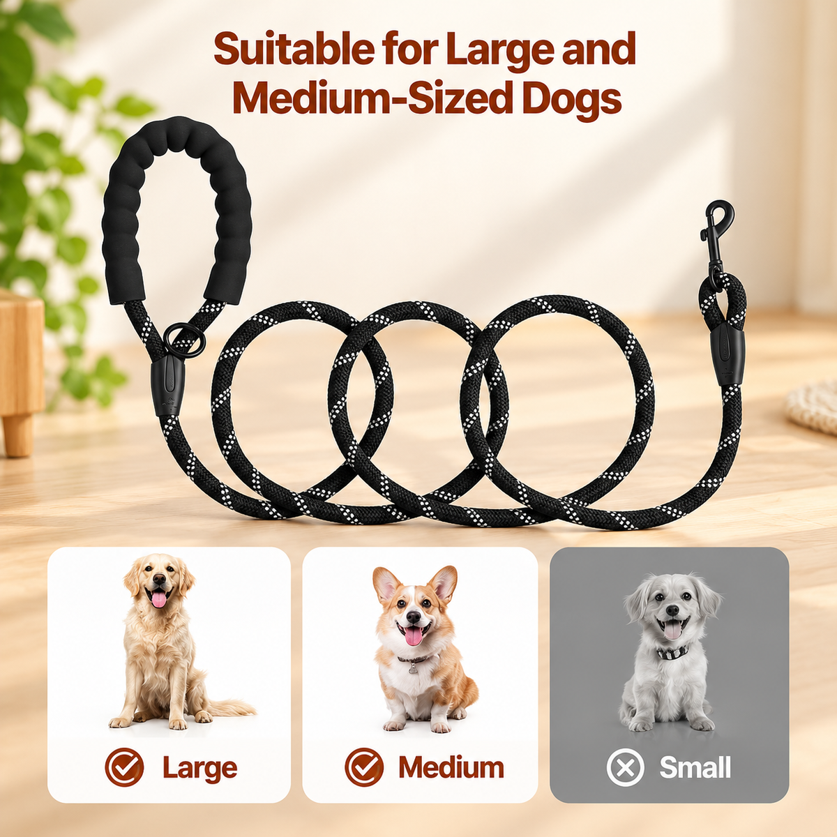 Reflective 6FT Dog Walking Leash