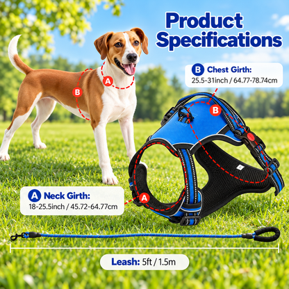 Adjustable No-Pull Dog Harness