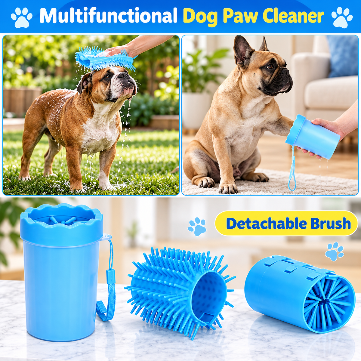 Portable Dog Paw Cleaner Cup