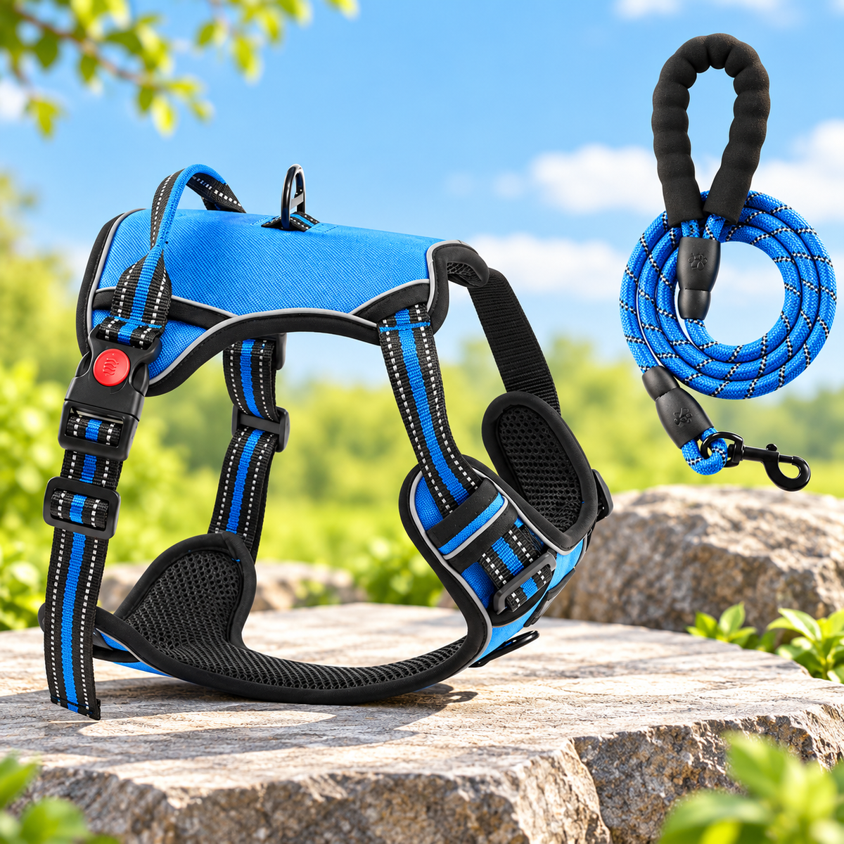 Adjustable No-Pull Dog Harness