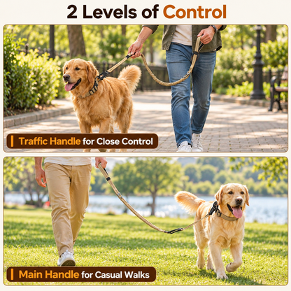Tactical Shock Absorbing Bungee Dog Leash