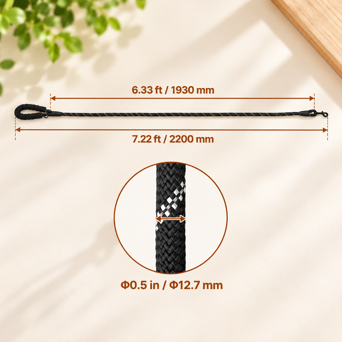 Reflective 6FT Dog Walking Leash